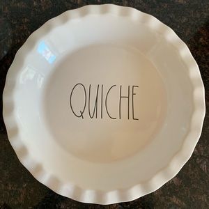 Rae Dunn LL QUICHE Dish Brand new